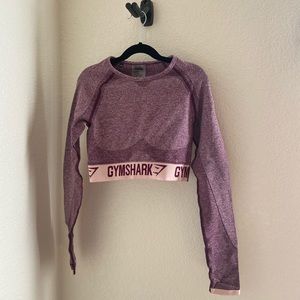 Gymshark flex long sleeve crop top